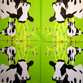 153 Cows - 3-ply (green)